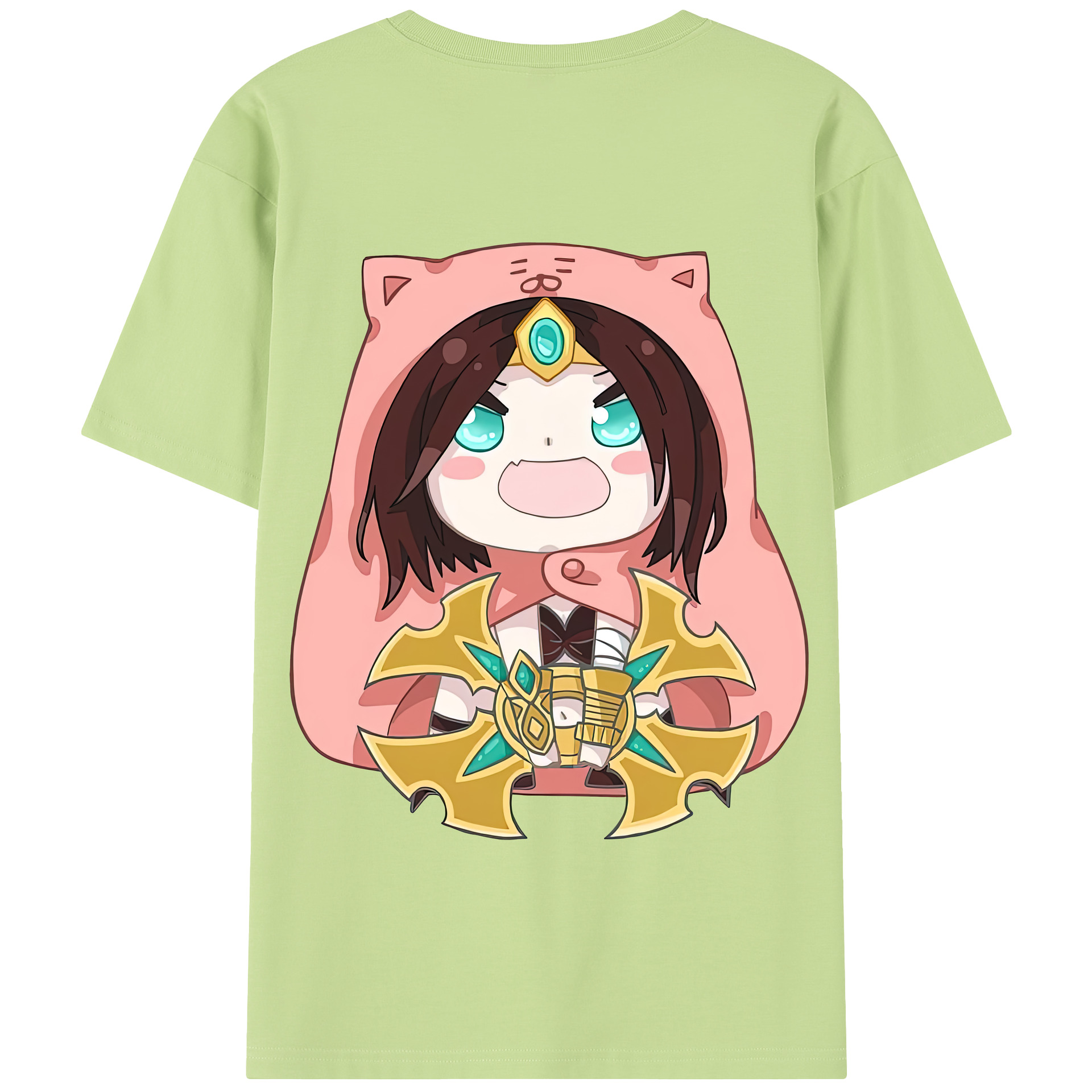 リーグ・オブ・レジェンド League of Legends LOL 綿100％半袖Tシャツ（背面プリント）